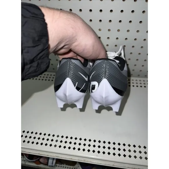 Nike Vapor Edge Speed 360 Mens Football Cleats Size 8 Gray Black White