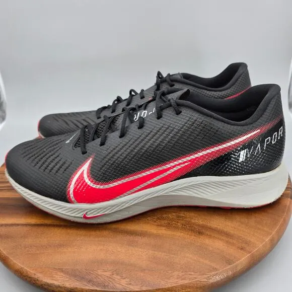 Nike Vapor Edge Turf Shoes Men's 12.5 Black Red Ohio State Athletic Sneakers