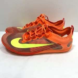 Nike Vaporweave Zoom Victory Track Field Shoes Mens 8.5 Orange Spikes AJ0847-801