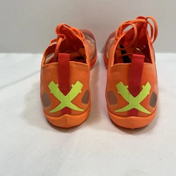 Nike Vaporweave Zoom Victory Track Field Shoes Mens 8.5 Orange Spikes AJ0847-801