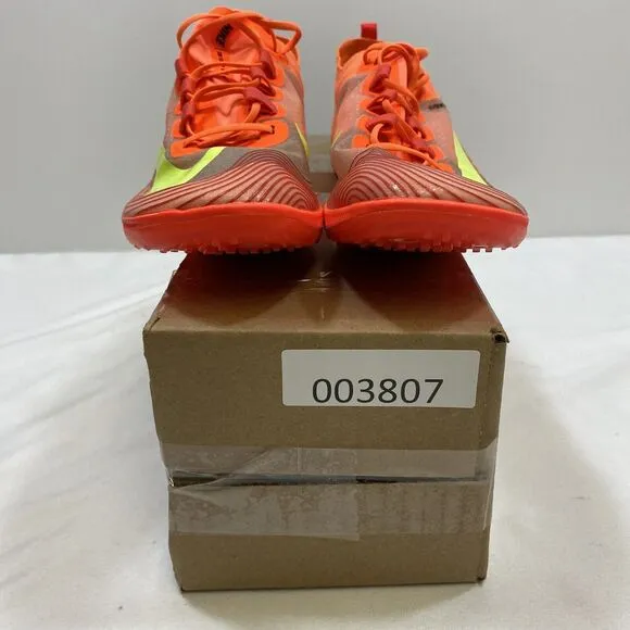 Nike Vaporweave Zoom Victory Track Field Shoes Mens 8.5 Orange Spikes AJ0847-801