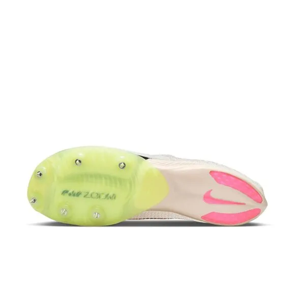 Nike Womens Air Zoom Victory Track Running Cleats CD4385-101 White Pink Size 8