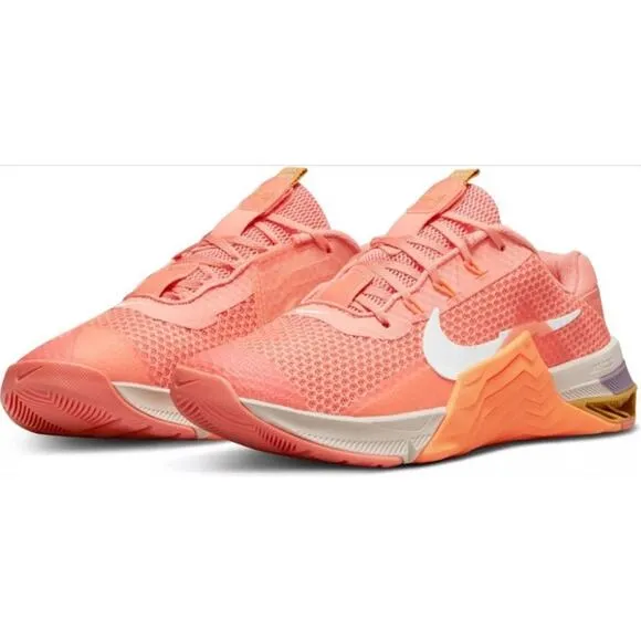 Nike Women’s Metcon 7 Crimson Bliss Training Shoes Size 9.5 Crossfit Gym
