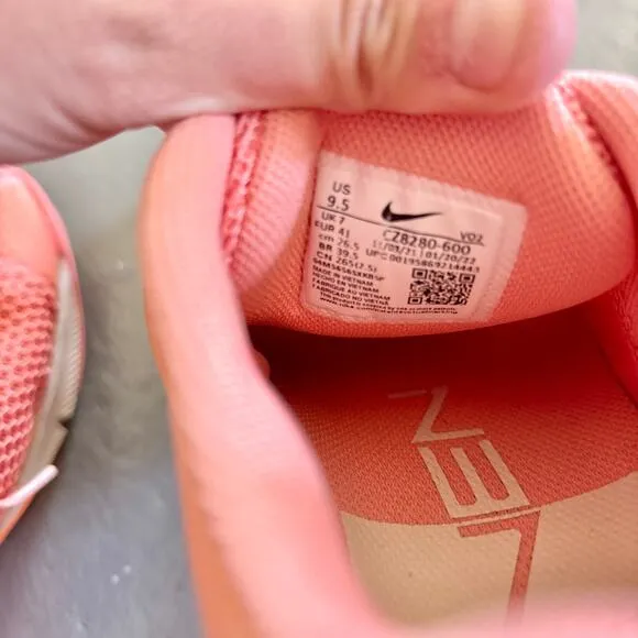 Nike Women’s Metcon 7 Crimson Bliss Training Shoes Size 9.5 Crossfit Gym
