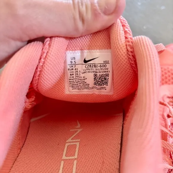 Nike Women’s Metcon 7 Crimson Bliss Training Shoes Size 9.5 Crossfit Gym
