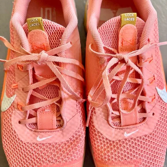 Nike Women’s Metcon 7 Crimson Bliss Training Shoes Size 9.5 Crossfit Gym