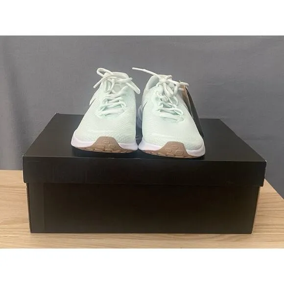 Nike Women’s Revolution 7 Shoes Barely Green Metallic Silver Size 9.5