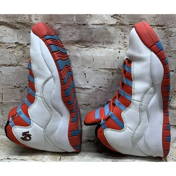 Nike Youth Air Jordan 10 Retro Chicago Flag City Pack BG  310806-114 Size 6.5y