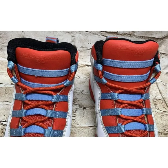 Nike Youth Air Jordan 10 Retro Chicago Flag City Pack BG  310806-114 Size 6.5y