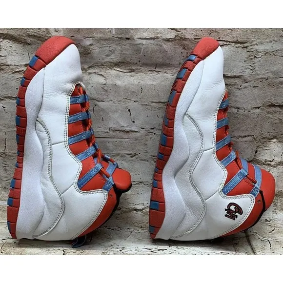 Nike Youth Air Jordan 10 Retro Chicago Flag City Pack BG  310806-114 Size 6.5y
