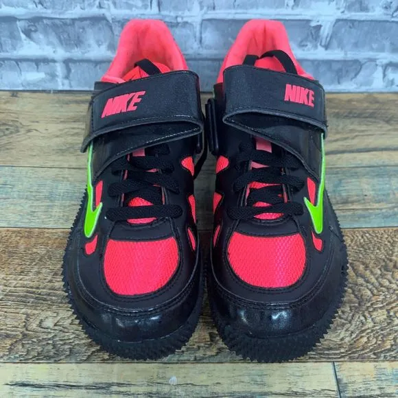 Nike‎ Zoom HJ High Jump Black Hyper Punch Track Shoes 317645-036 Mens Size 9 New