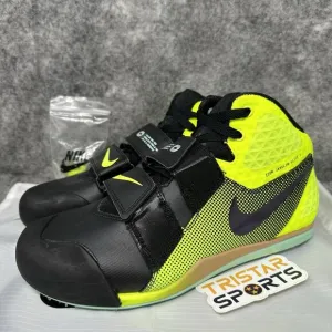 Nike Zoom Javelin Elite 3 Track Shoes Mens Size 9.5 Black Volt DV9193-001 Spikes