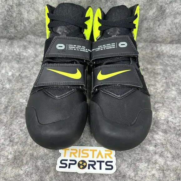 Nike Zoom Javelin Elite 3 Track Shoes Mens Size 9.5 Black Volt DV9193-001 Spikes
