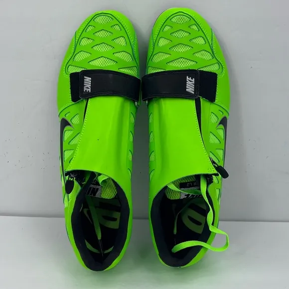 NIKE ZOOM LONG JUMP 4 (LJ4), TRACK SPIKE NEON GREEN, MEN’S SIZE 9.5