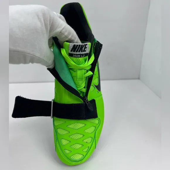 NIKE ZOOM LONG JUMP 4 (LJ4), TRACK SPIKE NEON GREEN, MEN’S SIZE 9.5