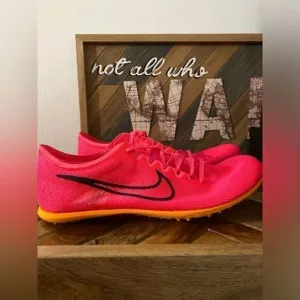 Nike‎ Zoom Mamba 6 Hyper Pink Orange Track Field Shoes DR2733-600, Mens 14