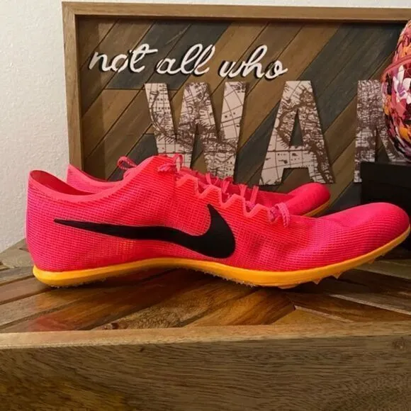 Nike‎ Zoom Mamba 6 Hyper Pink Orange Track Field Shoes DR2733-600, Mens 14