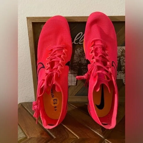 Nike‎ Zoom Mamba 6 Hyper Pink Orange Track Field Shoes DR2733-600, Mens 14