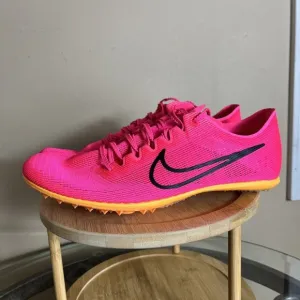 Nike Zoom Mamba 6 'Hyper Pink Orange' Track Spikes Shoes DR2733-600 Men size 9.5