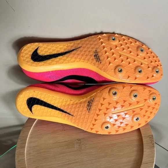 Nike Zoom Mamba 6 'Hyper Pink Orange' Track Spikes Shoes DR2733-600 Men size 9.5