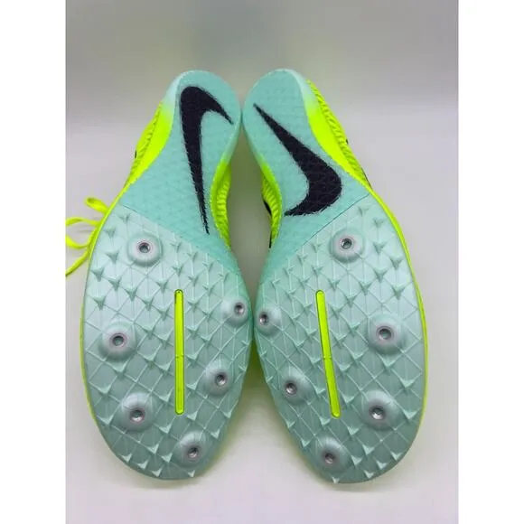 Nike Zoom Mamba V Track Spikes Shoes Volt Green DR9945-700 Men's Size 12 NEW