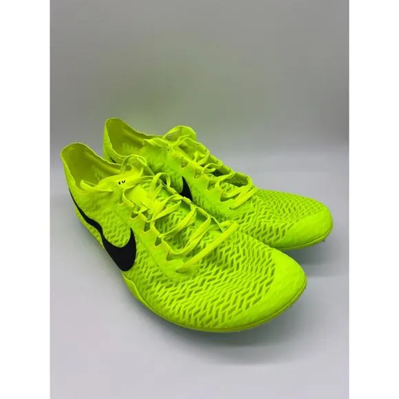 Nike Zoom Mamba V Track Spikes Shoes Volt Green DR9945-700 Men's Size 12 NEW