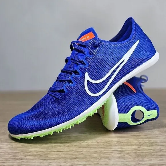Nike Zoom Mamba V6 Track &amp; Field Spikes Running Shoes Women's 8 Blue White New