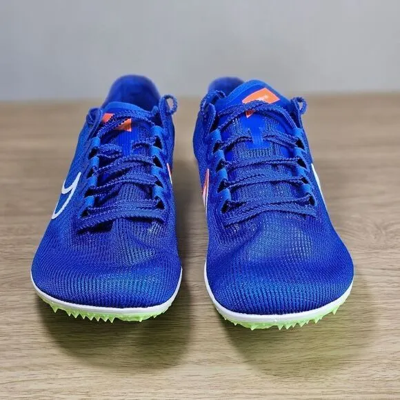 Nike Zoom Mamba V6 Track &amp; Field Spikes Running Shoes Women's 8 Blue White New