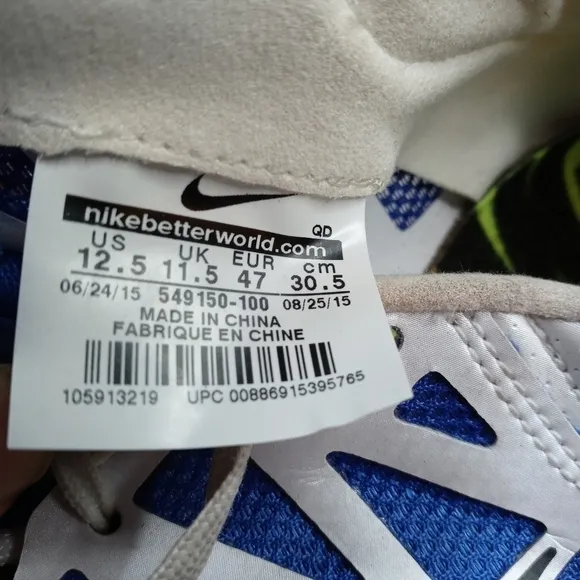 NIKE Zoom Maxcat 4 White Royal Blue Sprint Track S