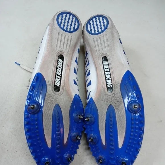 NIKE Zoom Maxcat 4 White Royal Blue Sprint Track S