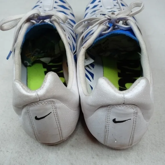 NIKE Zoom Maxcat 4 White Royal Blue Sprint Track S