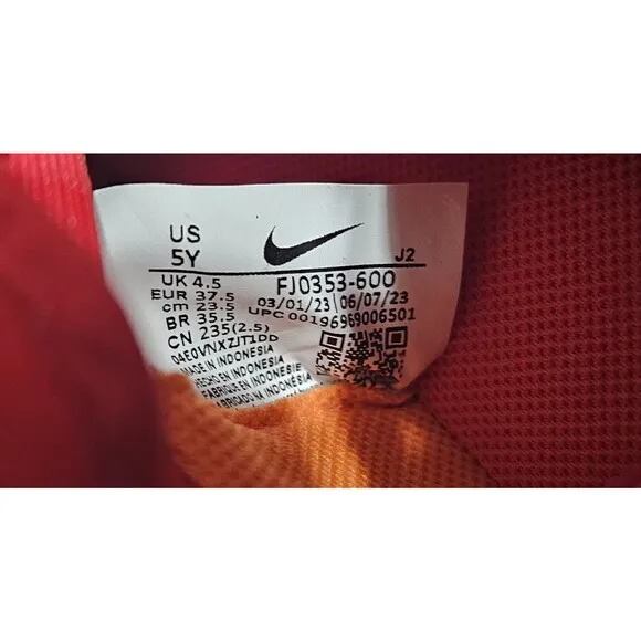 Nike Zoom Mercurial Superfly 9 CR7 Soccer Cleats Speed Crimson Sz 5Y FJ0353-600