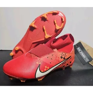 Nike Zoom Mercurial Superfly 9 CR7 Soccer Cleats Speed Crimson Sz 5Y FJ0353-600