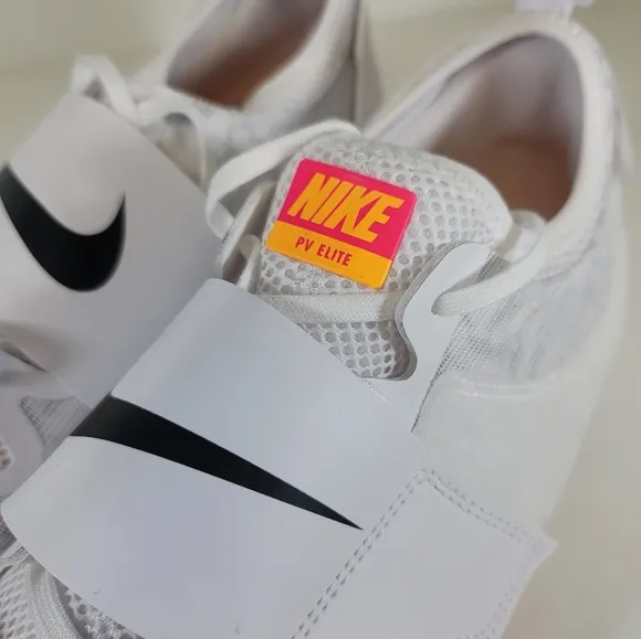Nike Zoom Pole Vault Elite 3 Track Shoes AA1204-101 Spikes Included White rare