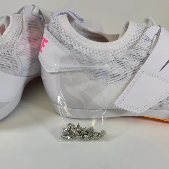 Nike Zoom Pole Vault Elite 3 Track Shoes AA1204-101 Spikes Included White rare