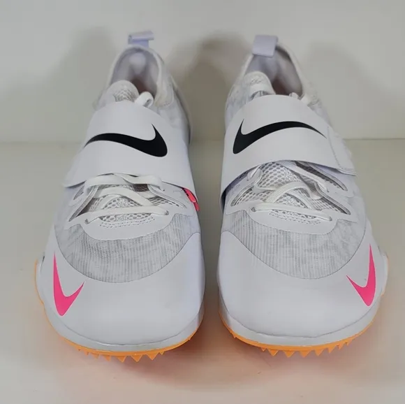 Nike Zoom Pole Vault Elite 3 Track Shoes AA1204-101 Spikes Included White rare