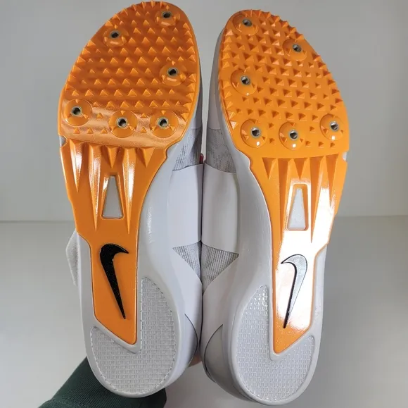 Nike Zoom Pole Vault Elite 3 Track Shoes AA1204-101 Spikes Included White rare