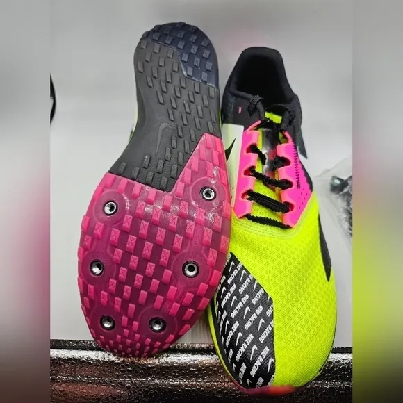 Nike Zoom Rival 6 'Volt Hyper Pink' Track and Field Shoes Mens Size 9