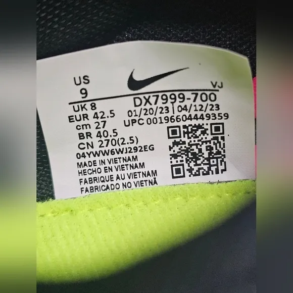 Nike Zoom Rival 6 'Volt Hyper Pink' Track Shoes Men's Size 9