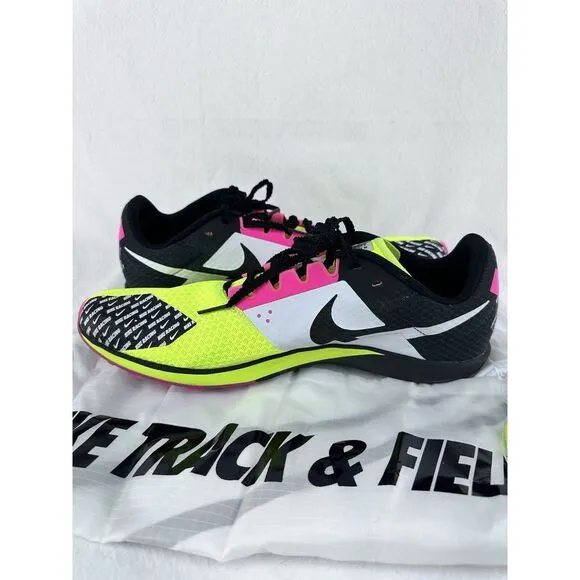 Nike Zoom Rival 6 Volt Hyper Pink XC Track Shoes Spikes Sneakers Size 10.5.   A4