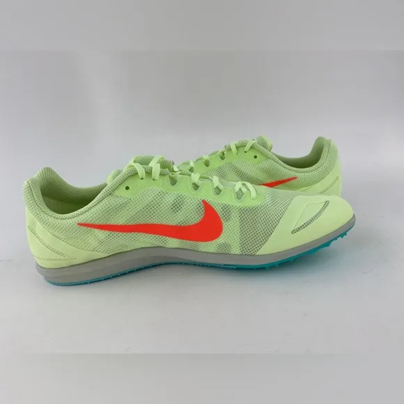 Nike Zoom Rival D 10 Volt Green Men's Track Spikes Shoes With Bag &amp; Tool