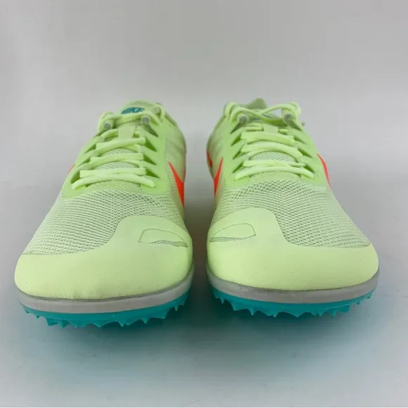 Nike Zoom Rival D 10 Volt Green Men's Track Spikes Shoes With Bag &amp; Tool