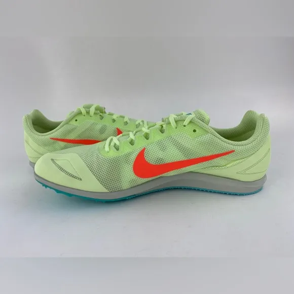 Nike Zoom Rival D 10 Volt Green Men's Track Spikes Shoes With Bag &amp; Tool