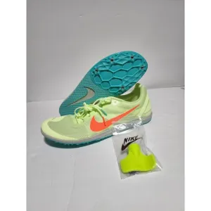 Nike Zoom Rival D Men Track Racing Spikes  Barely Volt Green Sz 11.5 907566-700