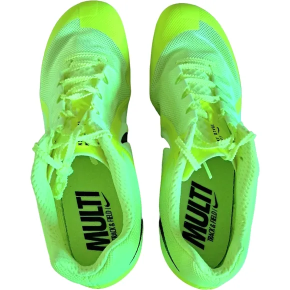 Nike Zoom Rival Multi Track &amp; Field Mens With Spikes &amp; Bag Size 11.5 New