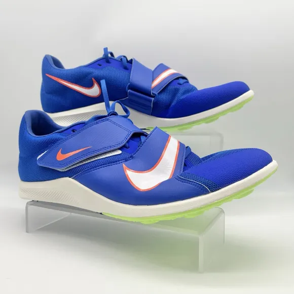 Nike Zoom Rival Racer Blue Orange Lime Blast Track Shoes US Men's 10 NEW
