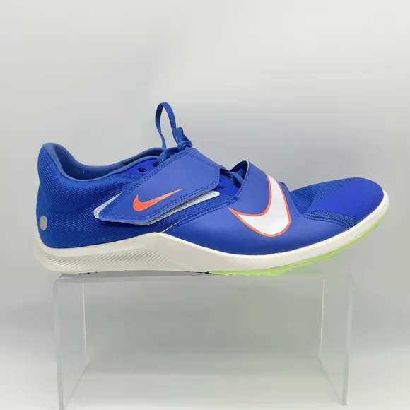 Nike Zoom Rival Racer Blue Orange Lime Blast Track Shoes US Men's 10 NEW