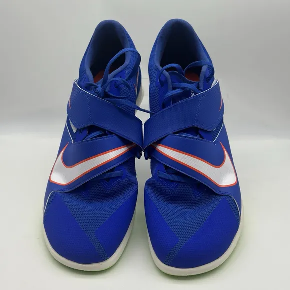 Nike Zoom Rival Racer Blue Orange Lime Blast Track Shoes US Men's 10 NEW