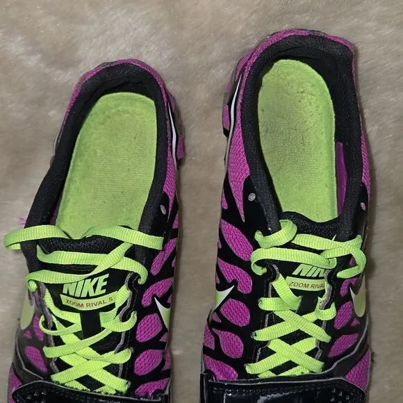 NIKE ZOOM RIVAL S TRACK AND FIELD SPRINT CLEAT SHOES, SIZE 9