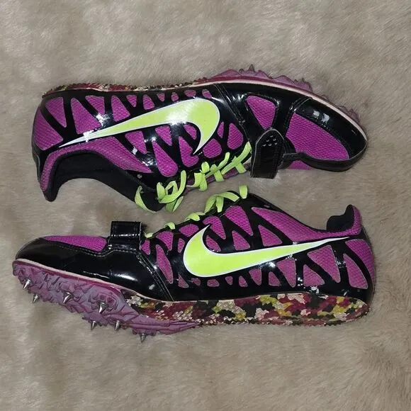 NIKE ZOOM RIVAL S TRACK AND FIELD SPRINT CLEAT SHOES, SIZE 9